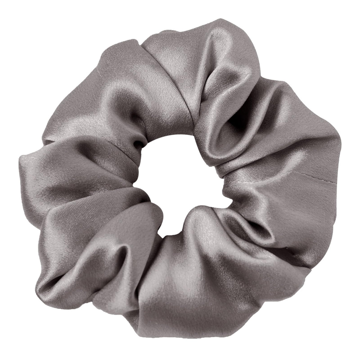 LilySilk Hair Tie, 100% Mulberry Silk Hair Scrunchies for Frizz & Breakage Prevention, Elastic Silk Ponytail Holders, 1Pc, Ivory