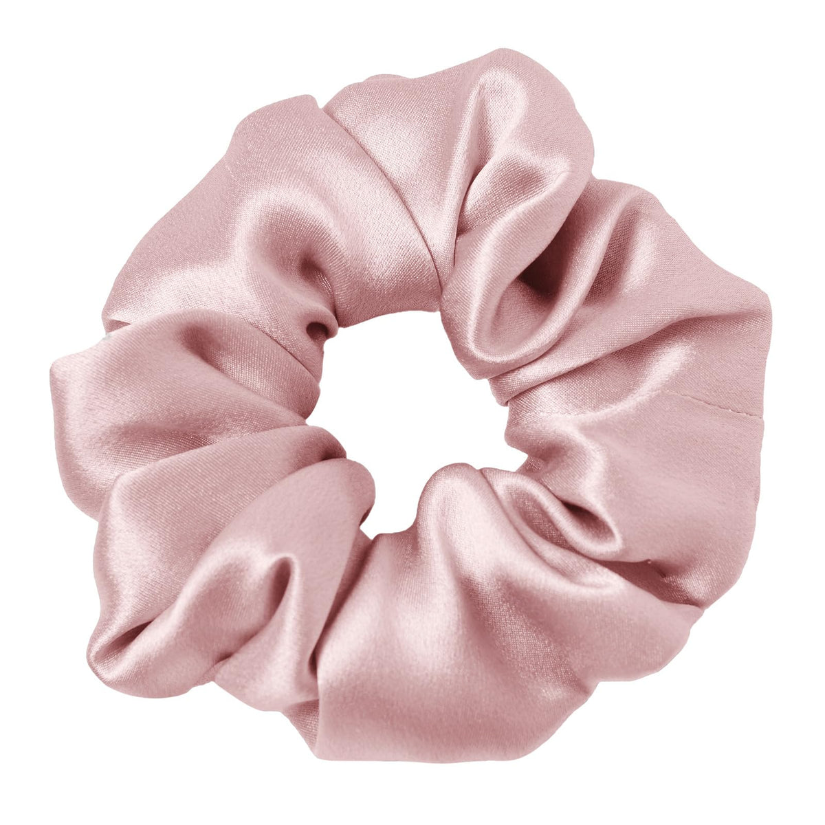 LilySilk Hair Tie, 100% Mulberry Silk Hair Scrunchies for Frizz & Breakage Prevention, Elastic Silk Ponytail Holders, 1Pc, Ivory