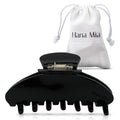 Luxury Black Claw Clip for Women | Our Large 4 Inch Hair Clip Creates Beautiful Half Ups, Secure Updos & Chic Daily Styles | Premium Acetate Claw with Secure Hold & Snag Free Teeth for Easy Styling