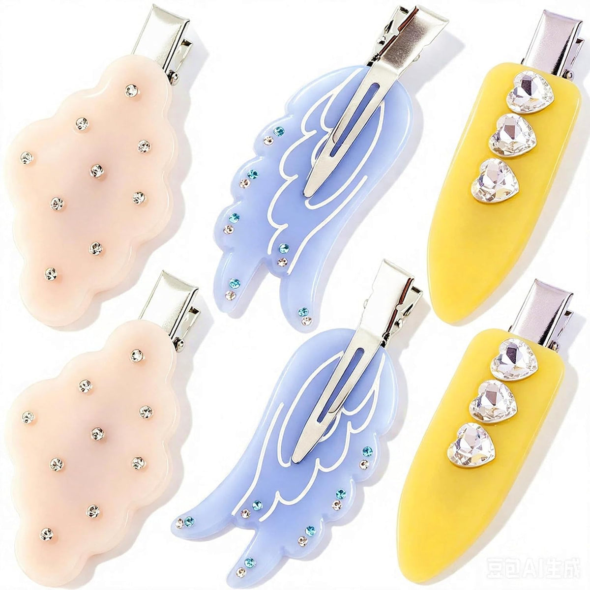 Creaseless Hair Clips No Crease No Bend Clips for Bangs Makeup