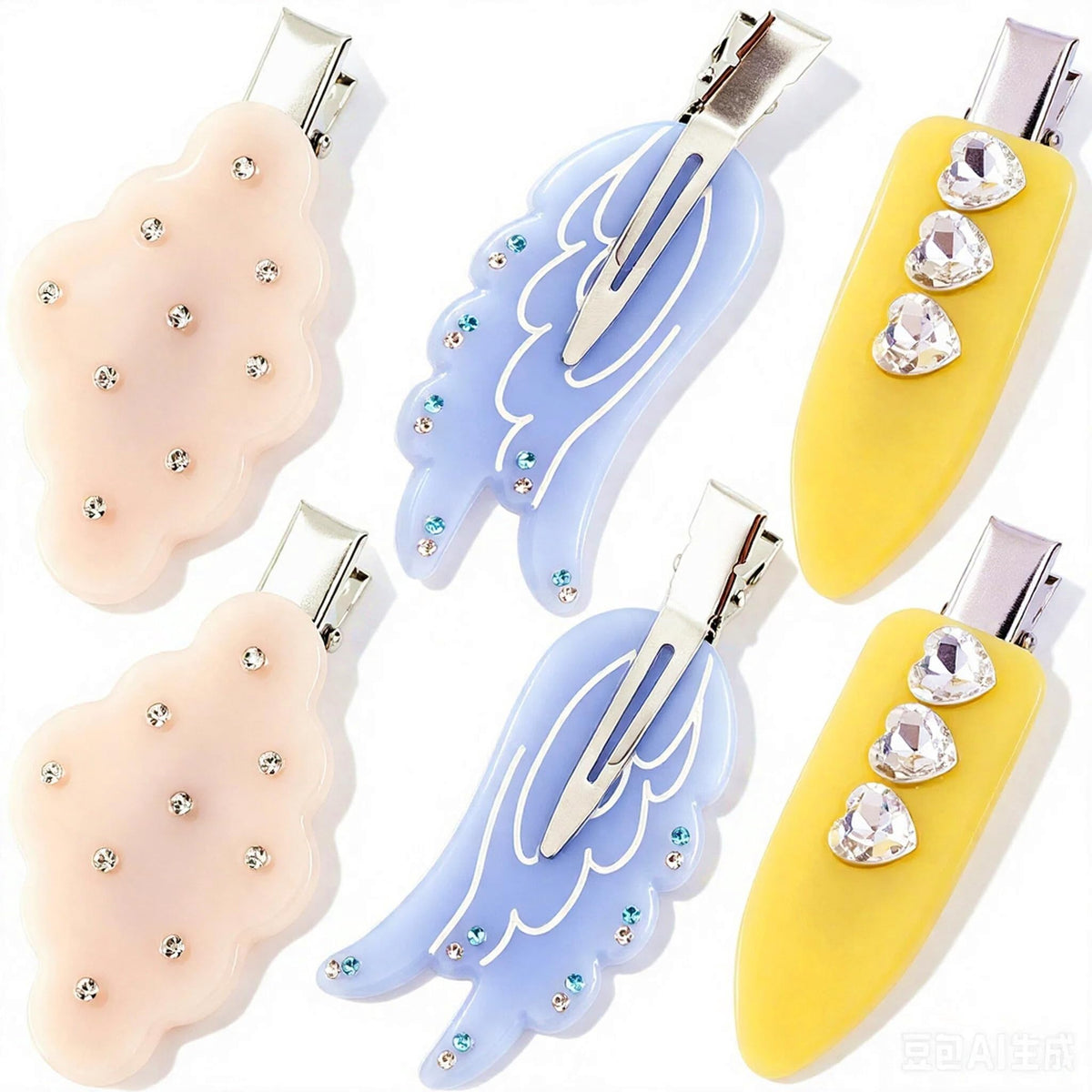 Creaseless Hair Clips No Crease No Bend Clips for Bangs Makeup
