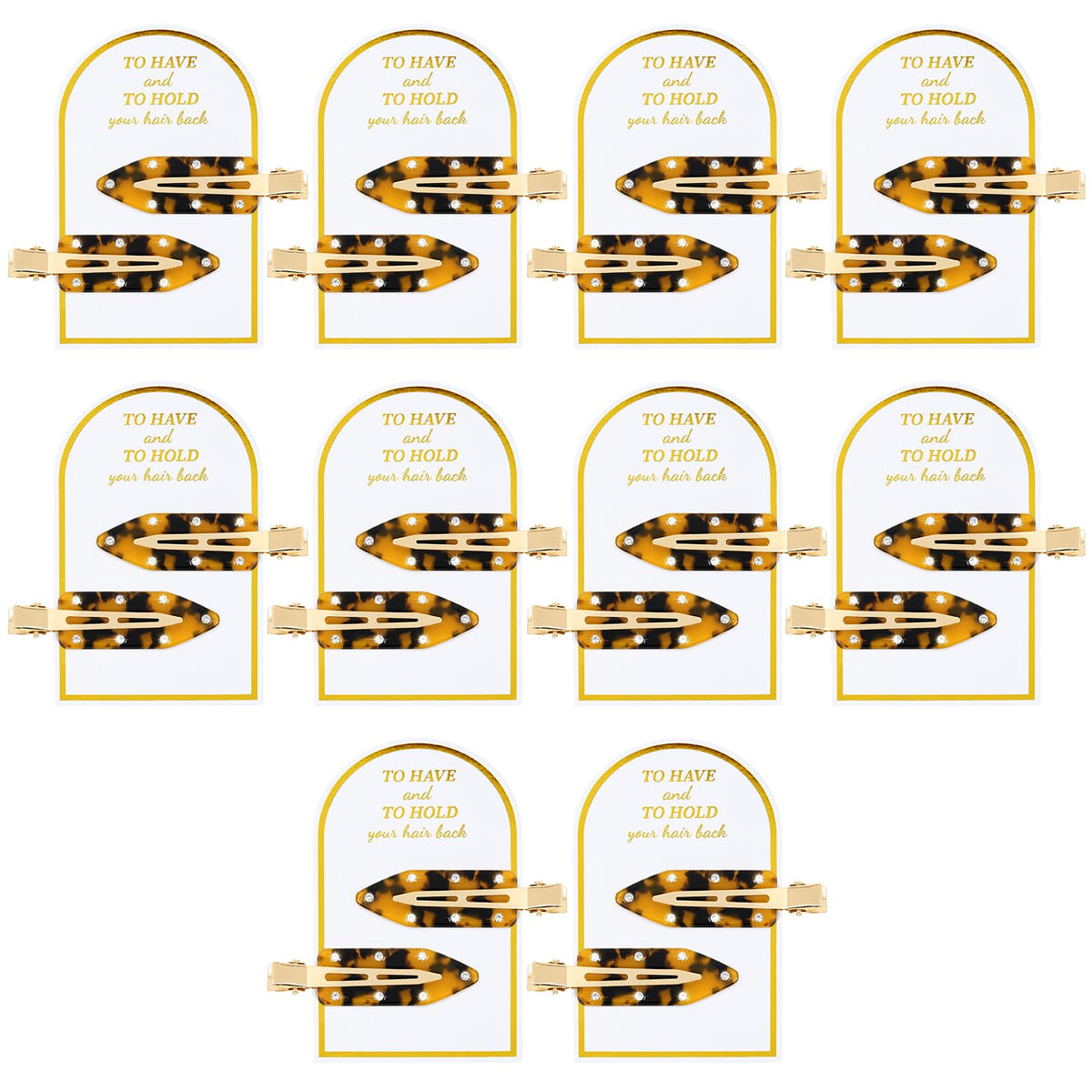8PCS No Bend Hair Clips Bridesmaid No Crease Hair Clips Gold Glitter Makeup Creaseless HairClips Styling Hair accessories for Bride Women Girls