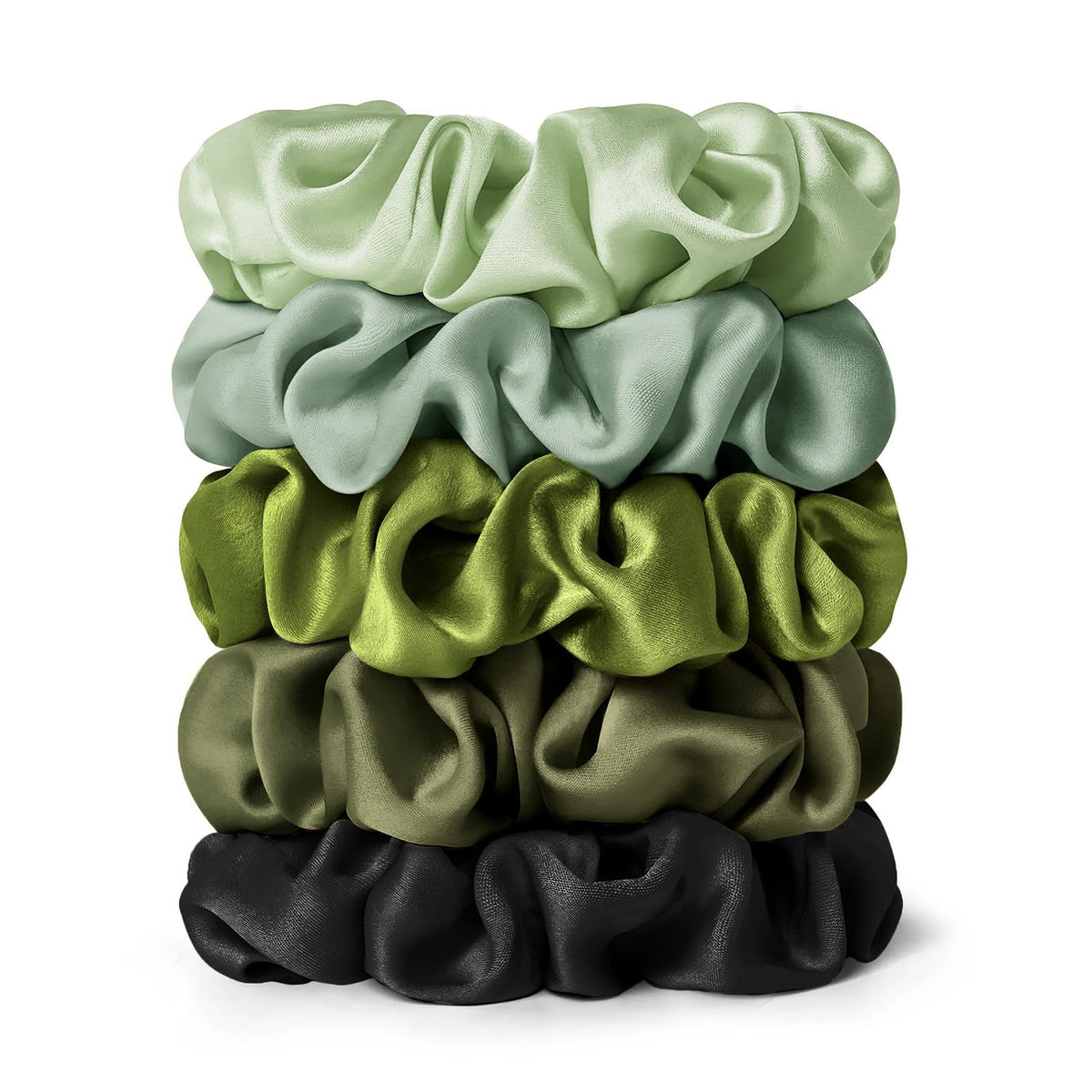 LilySilk Hair Tie, 100% Mulberry Silk Hair Scrunchies for Frizz & Breakage Prevention, Elastic Silk Ponytail Holders, 1Pc, Ivory
