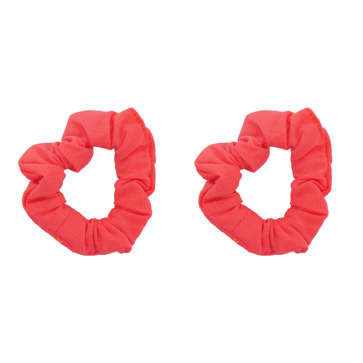 Motique Accessories Solid Scrunchies for Women, Set of 2, Navy Blue