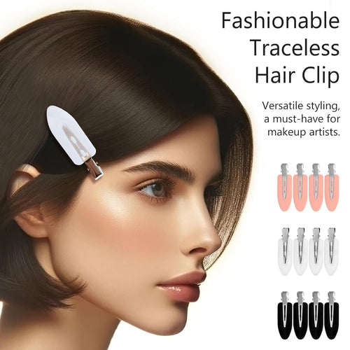 12-Pack No-Crease Hair Styling Clips, Duck Bill Alligator Barrettes for Hair Sectioning, Salon-Quality Hairstyling for Bangs, Waves, Women, and Girls