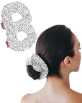 Kitsch Microfiber Quick-Dry Hair Towel Scrunchie - Micro Dot, 2pcs