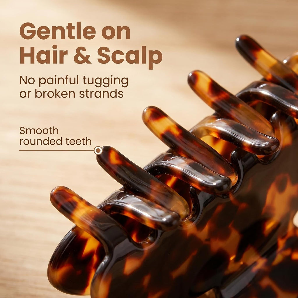 Big Hair Claw Clips Tortoise Shell Large Claw Clip For Women