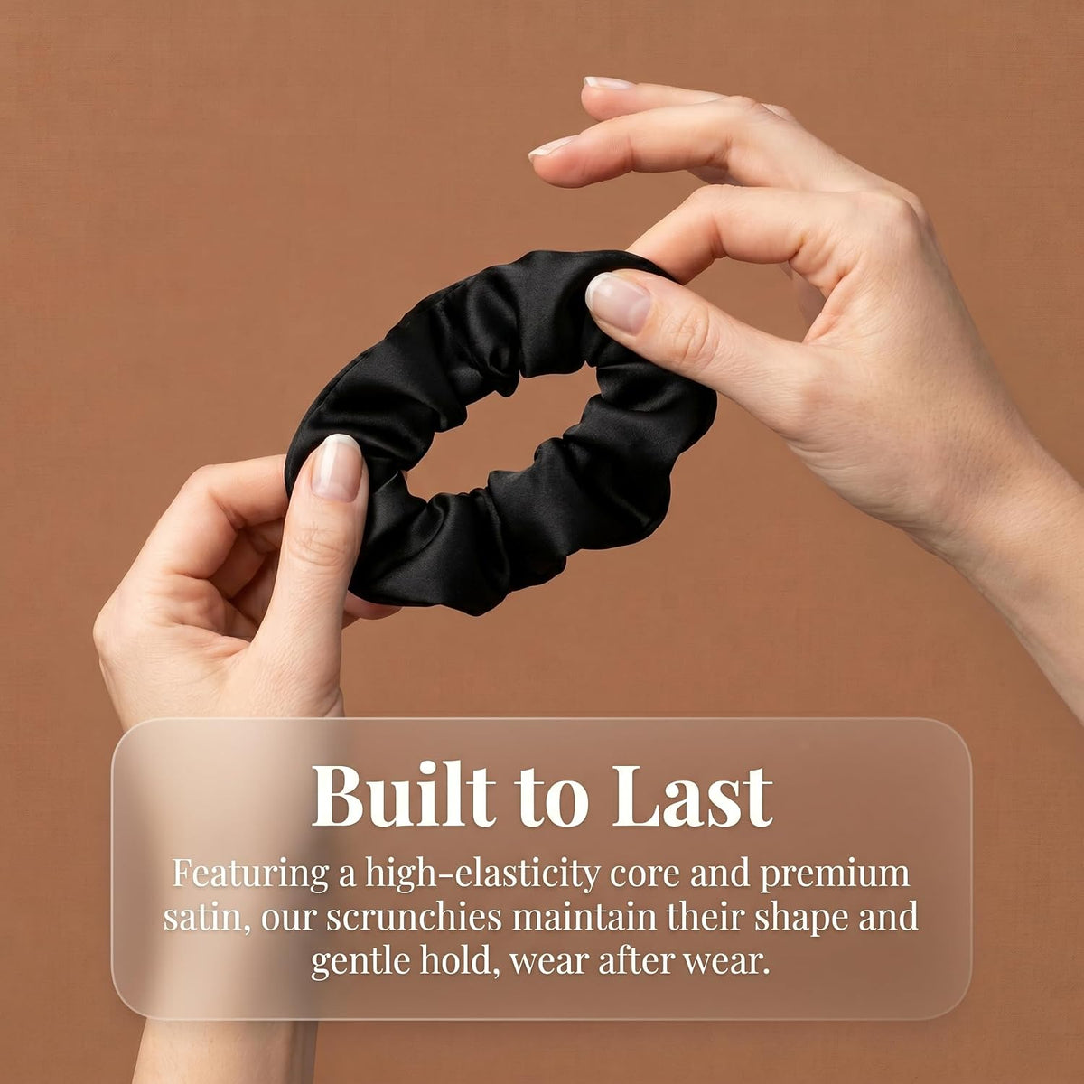 Scrunchie 24 Pcs Satin Silk Scrunchies for Women, Soft Hair Ties No Crease, Elastic Ponytail Holders with Assorted Colors, Silk Satin Scrunchy(2 per color)