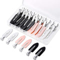 Gingbiss 20 Pcs No Bend Hair Clips, No Crease Flat Barrettes in Storage Box