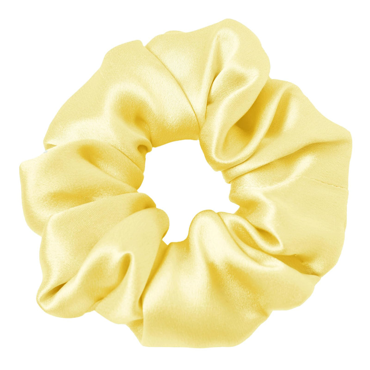 LilySilk Silk Hair Scrunchy, 100% Mulberry Silk Ponytail Holder, Frizz & Breakage Prevention, No Damage, Dark Green, 1 Count
