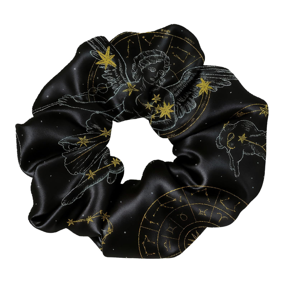 LilySilk Hair Tie, 100% Mulberry Silk Hair Scrunchies for Frizz & Breakage Prevention, Elastic Silk Ponytail Holders, 1Pc, Ivory