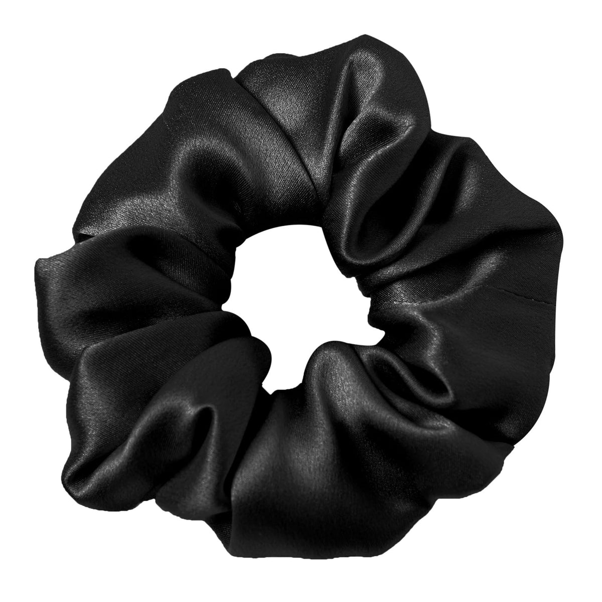 LilySilk Hair Tie, 100% Mulberry Silk Hair Scrunchies for Frizz & Breakage Prevention, Elastic Silk Ponytail Holders, 1Pc, Ivory