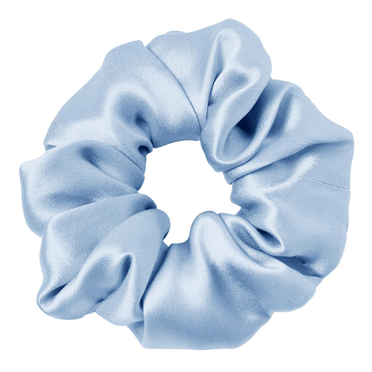 LilySilk Hair Tie, 100% Mulberry Silk Hair Scrunchies for Frizz & Breakage Prevention, Elastic Silk Ponytail Holders, 1Pc, Ivory