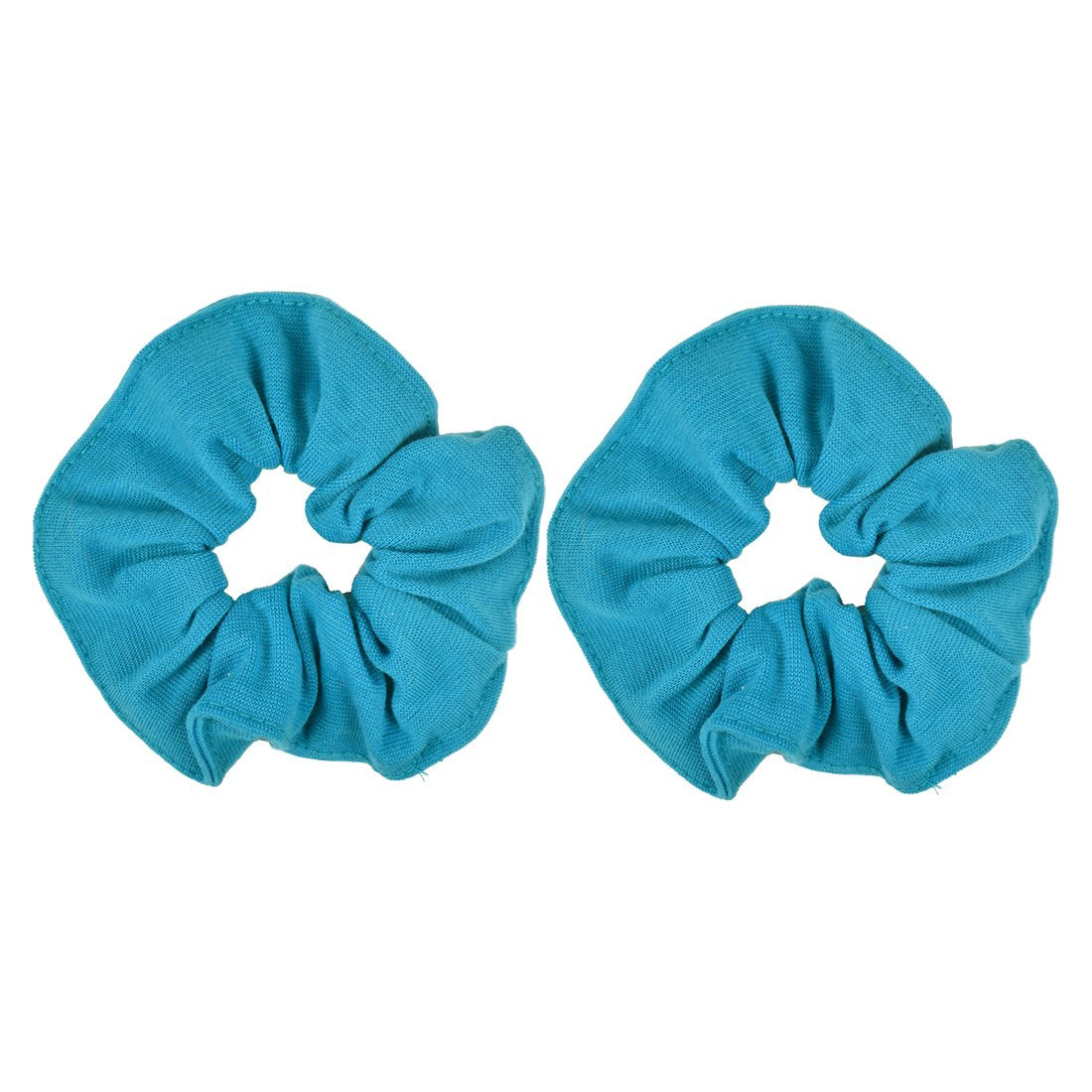 Motique Accessories Large Scrunchies for Thick Hair, 2 Pack, Black