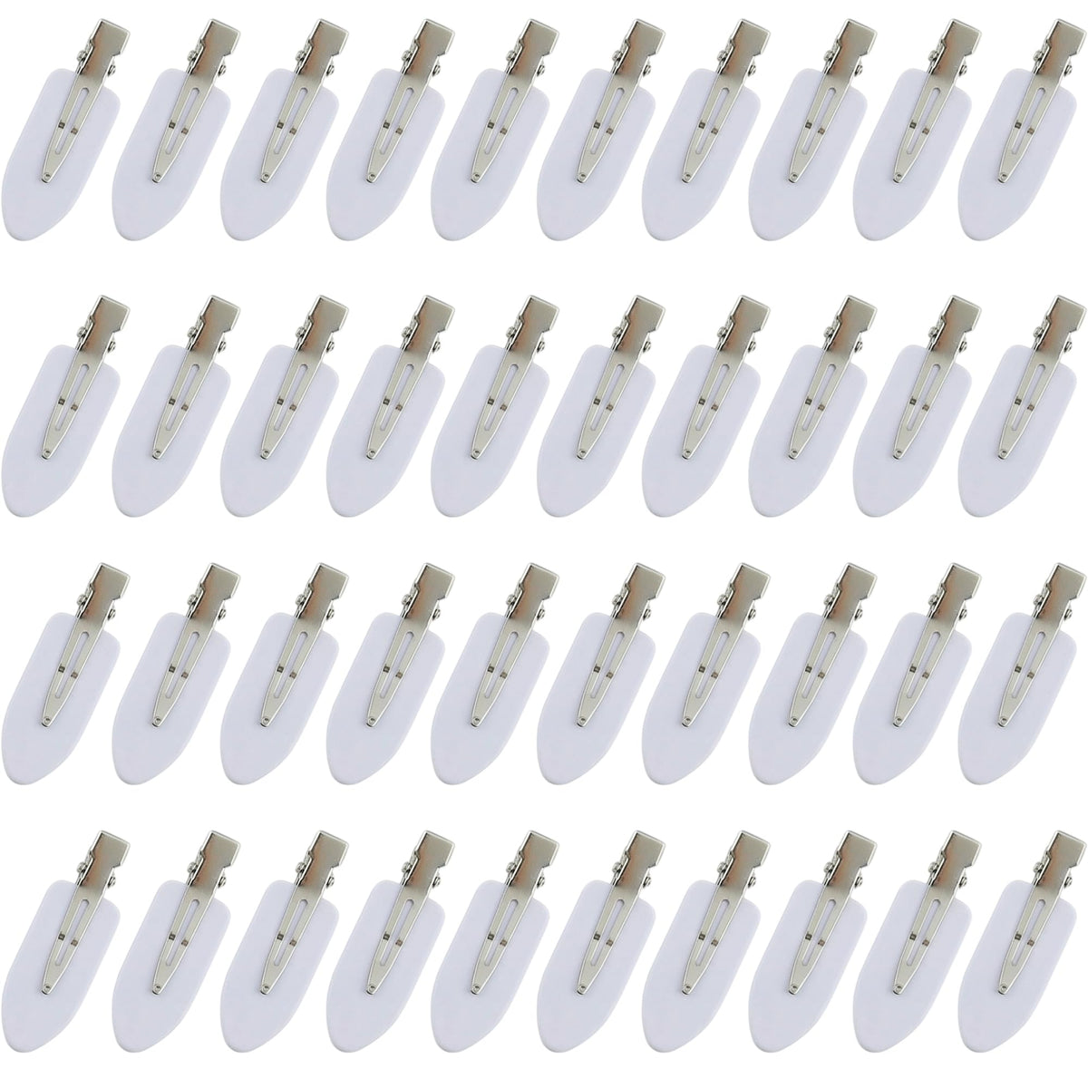 Creaseless Hair Clips for Makeup 40pcs No Crease Hair Clips No Bend Hairclip Styling Pins Non Dent Bang Tool for Makeup Hairpin for Women & Girls (Mutilcolor)