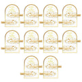 20 Pcs No Crease Hair Clips, Gold, Modern, Glitter, Formal