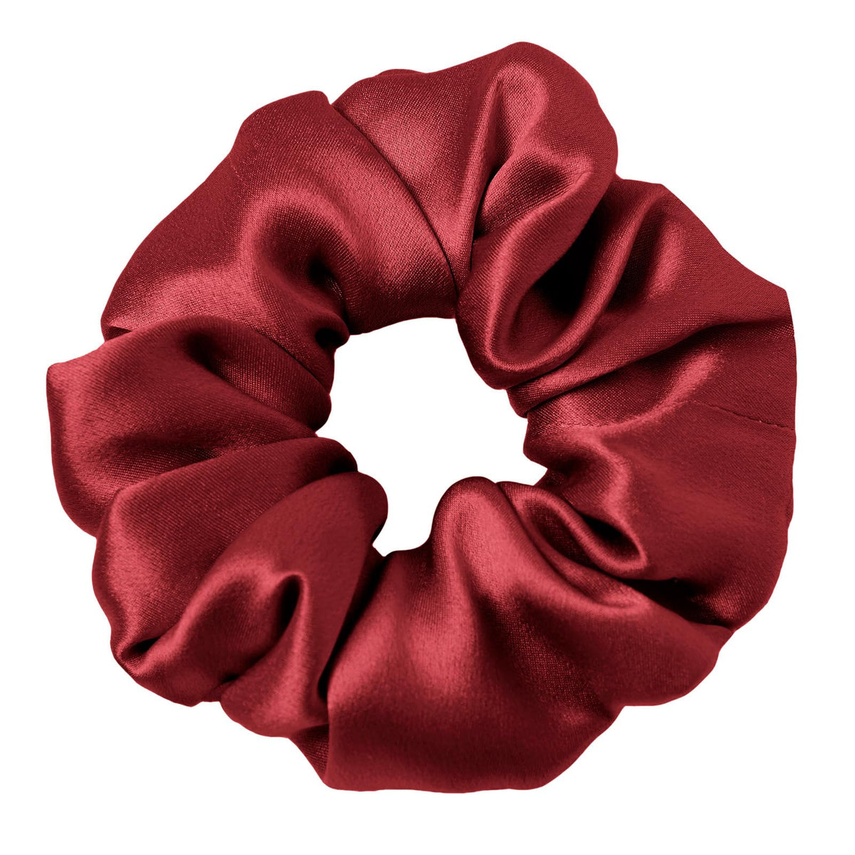 LilySilk Hair Tie, 100% Mulberry Silk Hair Scrunchies for Frizz & Breakage Prevention, Elastic Silk Ponytail Holders, 1Pc, Ivory