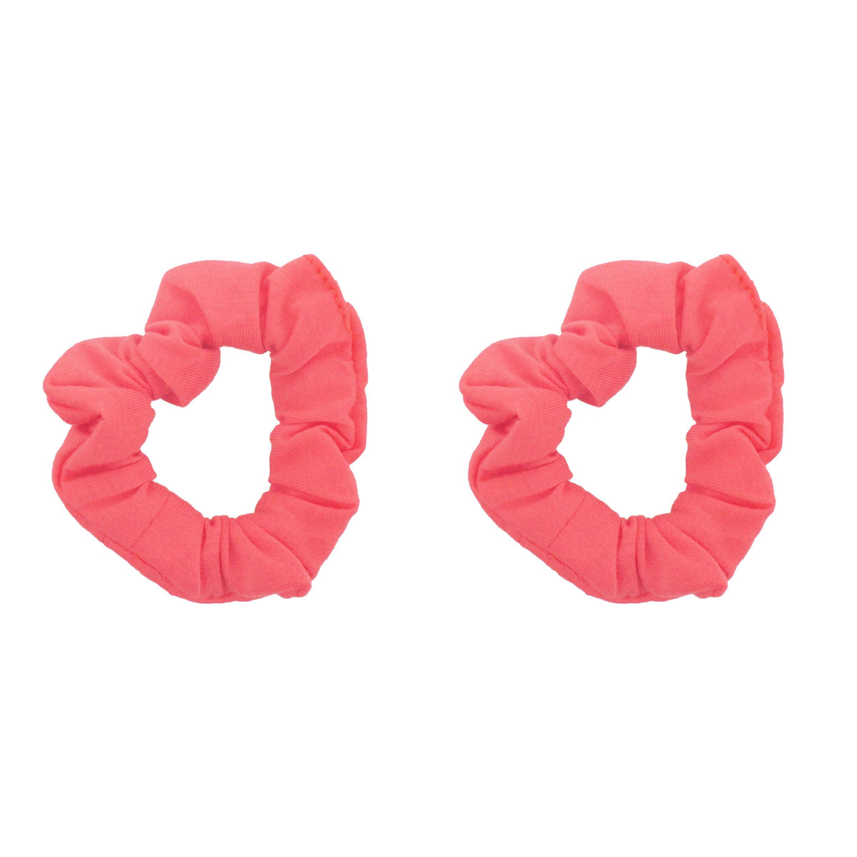 Motique Accessories Solid Scrunchies for Women, Set of 2, Navy Blue