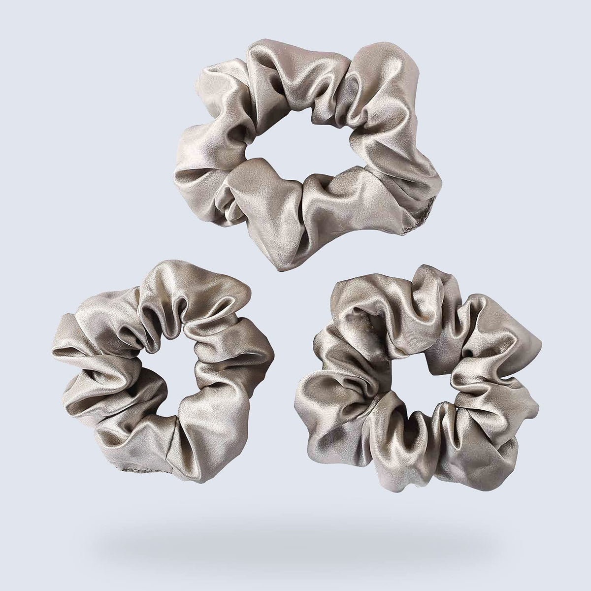 ZIMASILK 100% Pure Mulberry Silk Hair Scrunchies for Women