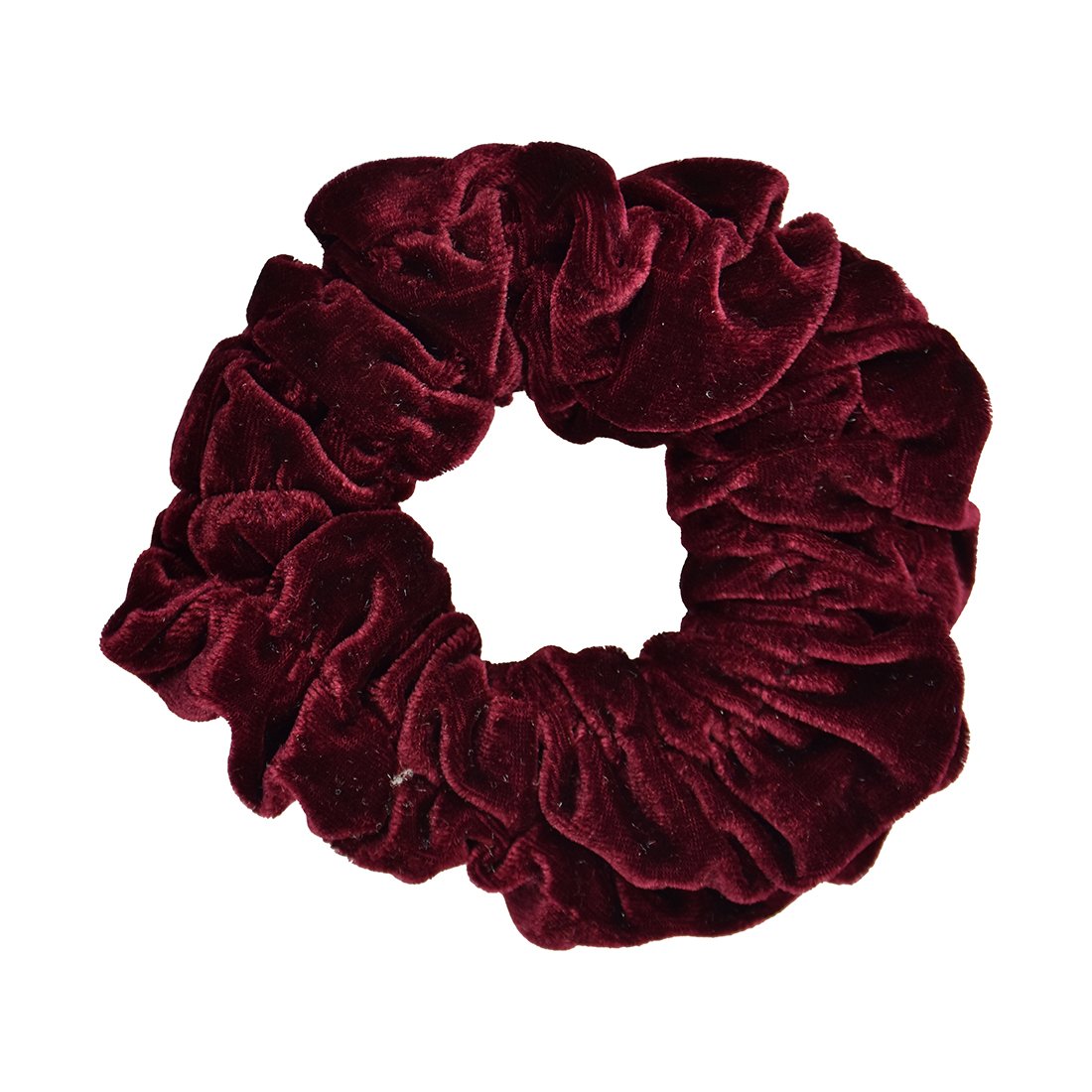 Motique Accessories Jumbo Velvet Scrunchie for Women, Black