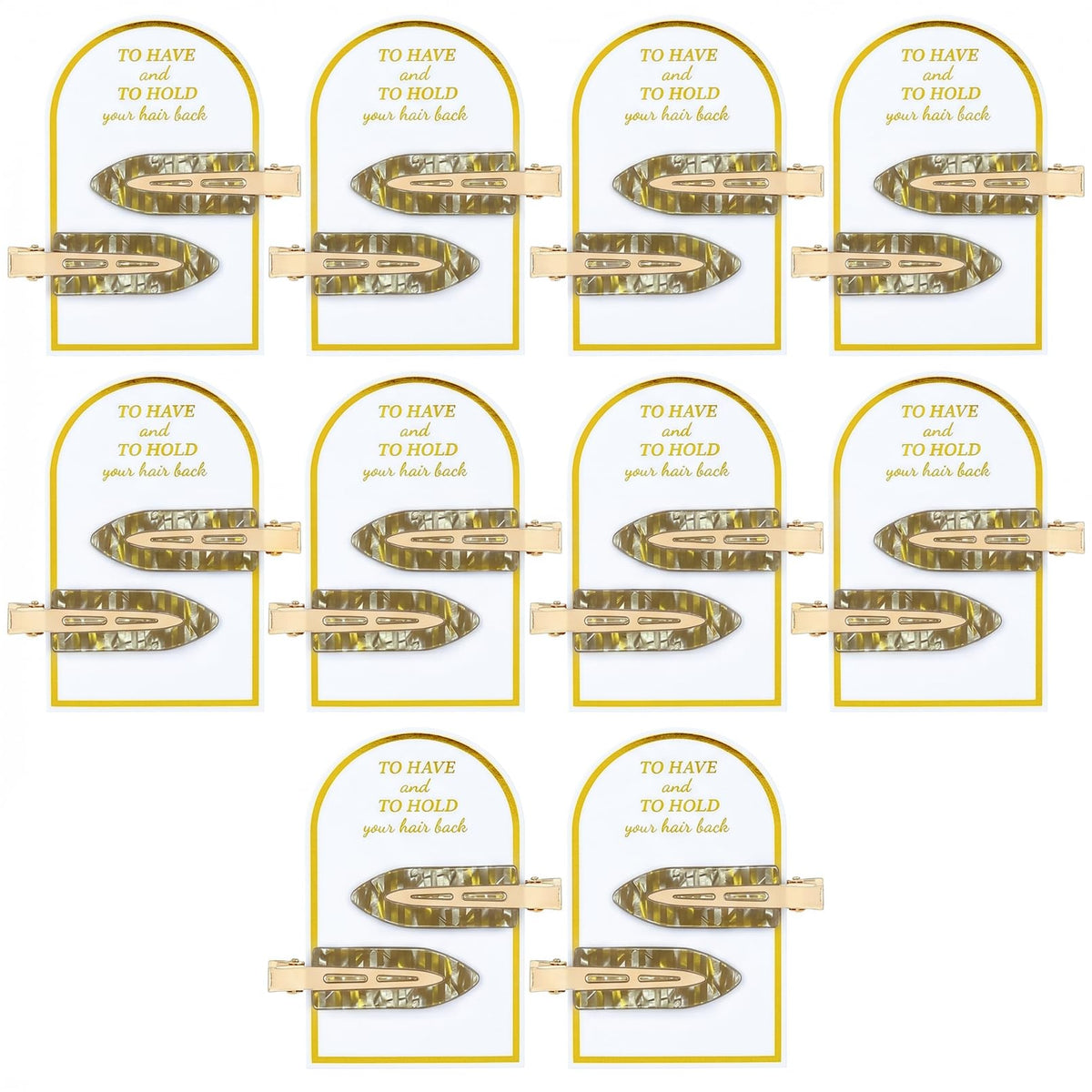 8PCS No Bend Hair Clips Bridesmaid No Crease Hair Clips Gold Glitter Makeup Creaseless HairClips Styling Hair accessories for Bride Women Girls