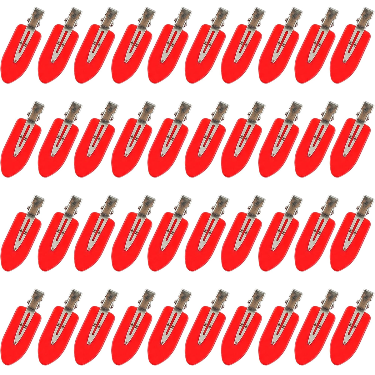 Creaseless Hair Clips for Makeup 40pcs No Crease Hair Clips No Bend Hairclip Styling Pins Non Dent Bang Tool for Makeup Hairpin for Women & Girls (Mutilcolor)