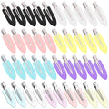 40 Pcs Creaseless Hair Clips No Crease Hair Clips Makeup Hairs Clip for Women Styling No Bend Non Slip Flat Bang Clip for Bangs Setting Makeup Skincare Salon Hairstyle