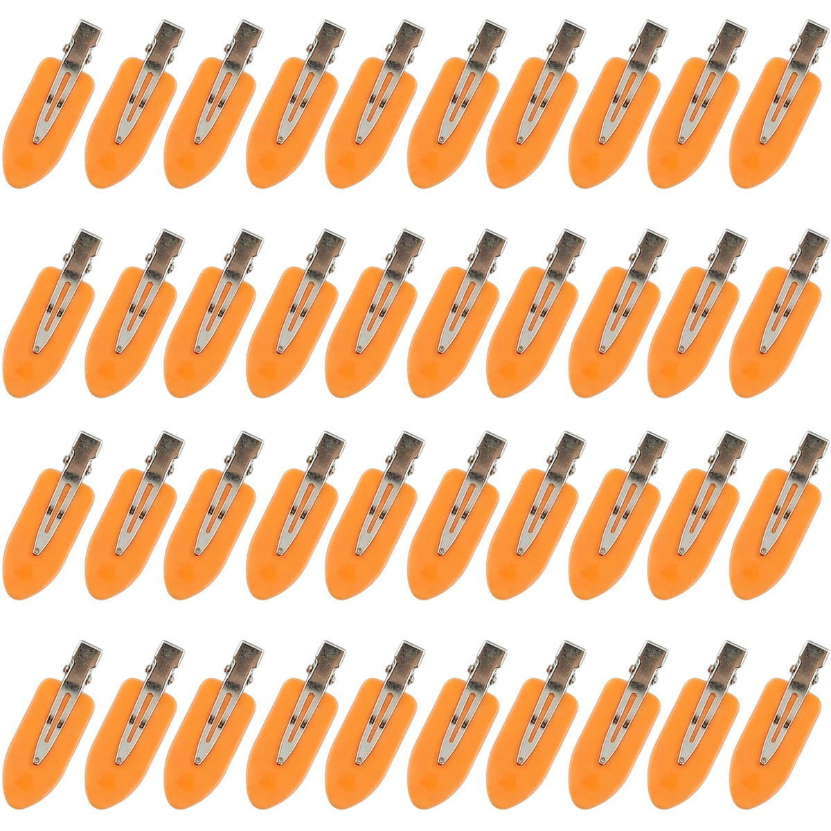 Creaseless Hair Clips for Makeup 40pcs No Crease Hair Clips No Bend Hairclip Styling Pins Non Dent Bang Tool for Makeup Hairpin for Women & Girls (Mutilcolor)