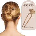 Kitsch French Hair Pins for Women | Secure Hold All Day - Gold, 1pc