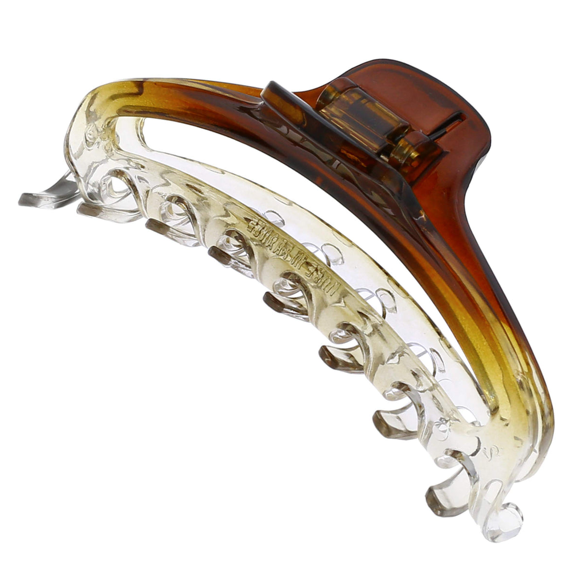 Camila Paris CP2370 French Hair Clips for Women, 3.5" Medium Claw Clip Strong Hold All Day, Girl Large Claw Clips for Thick Hair, No Damage No Slip Flat Clip for Women. Made in France