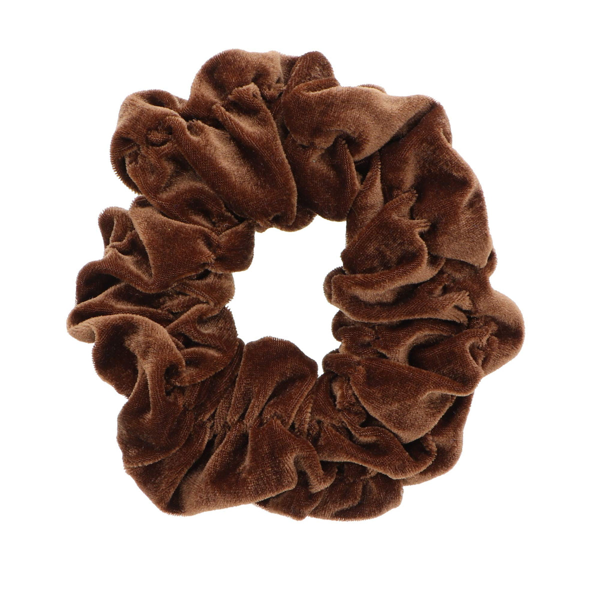 Motique Accessories Jumbo Velvet Scrunchie for Women, Black
