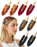 Mesovor 8 PCS No Bend Creaseless Hair Clips for Women, No- Crease Non Slip