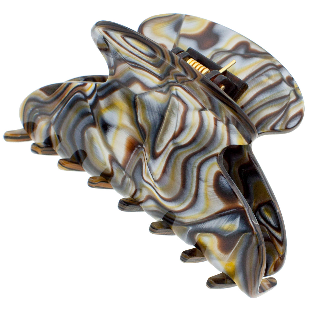 Camila Paris CP3030 French Hair Clip for Women Thick Hair for Long Curly Wavy Hair, Handmade Tokyo, Girls Hair Claw Clips, Durable Styling Big Claw Clip for Thick Hair, Strong Hold Grip Made in France