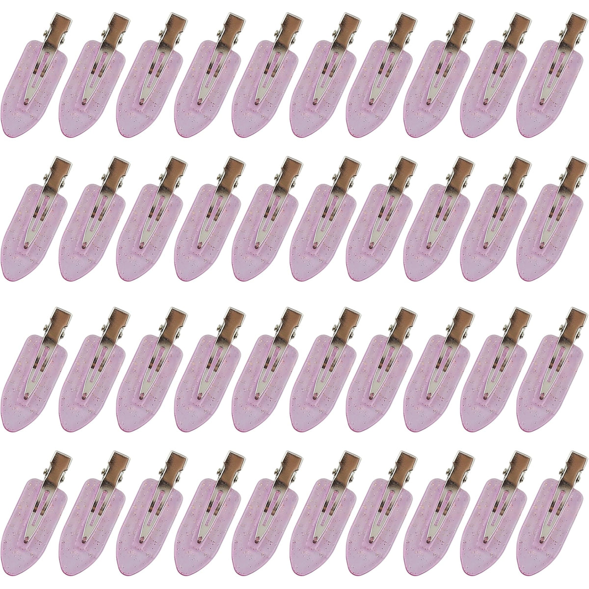 Creaseless Hair Clips for Makeup 40pcs No Crease Hair Clips No Bend Hairclip Styling Pins Non Dent Bang Tool for Makeup Hairpin for Women & Girls (Mutilcolor)