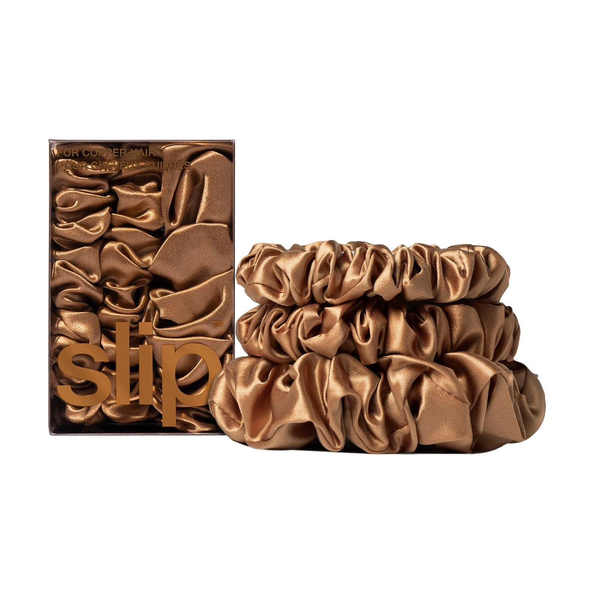 Slip Silk Assorted Scrunchies, Set of 3 | Blonde | Made with slipsilk™