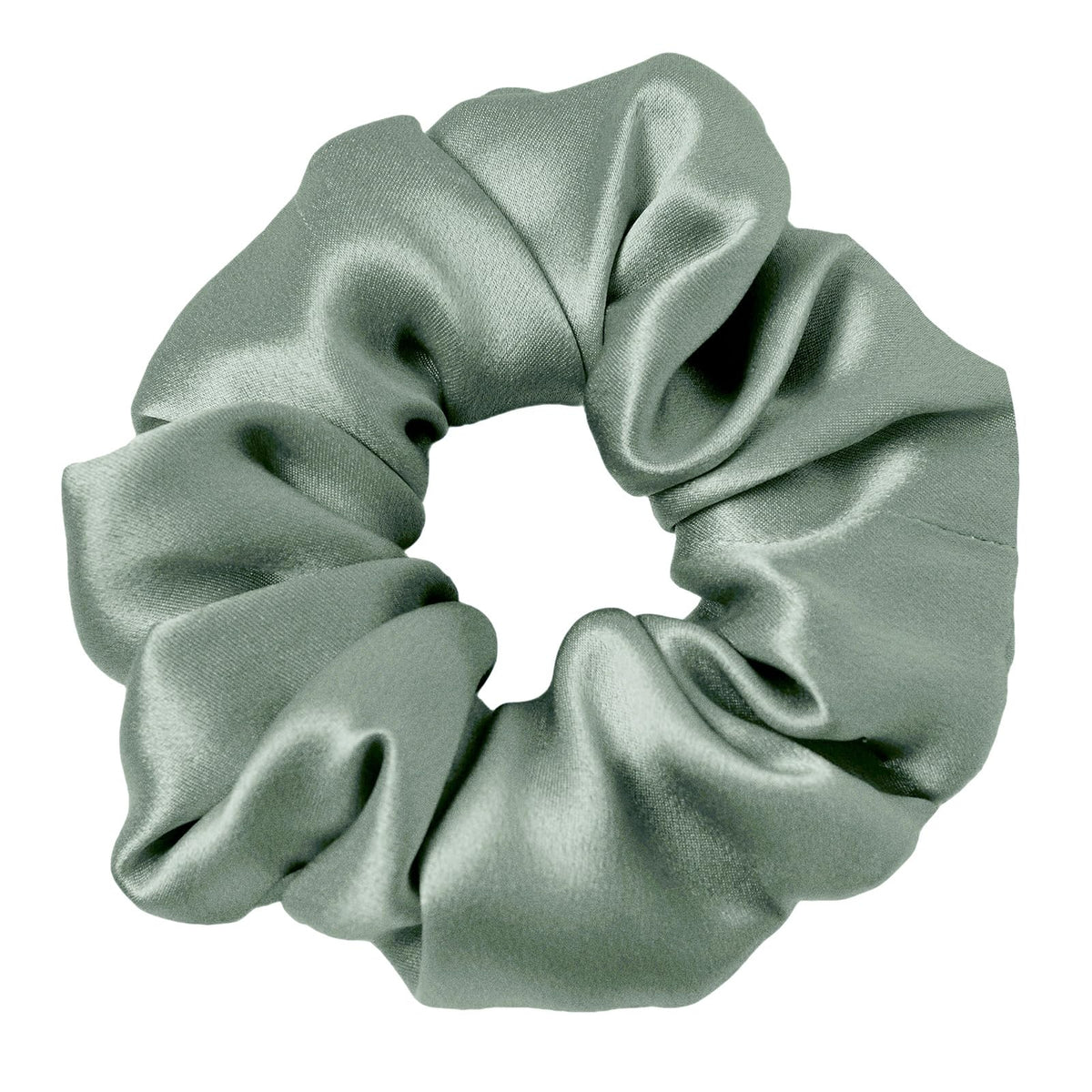 LilySilk Hair Tie, 100% Mulberry Silk Hair Scrunchies for Frizz & Breakage Prevention, Elastic Silk Ponytail Holders, 1Pc, Ivory