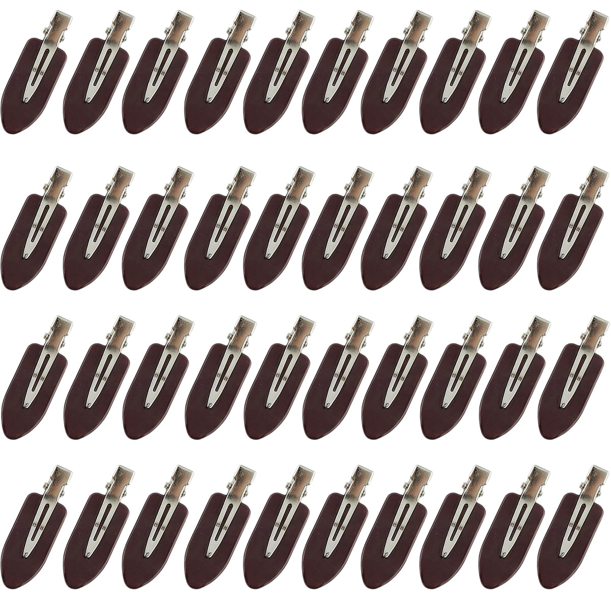 Creaseless Hair Clips for Makeup 40pcs No Crease Hair Clips No Bend Hairclip Styling Pins Non Dent Bang Tool for Makeup Hairpin for Women & Girls (Mutilcolor)