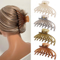 Big Hair Claw Clips - Butterfly Hair Accessories for Women and Girls with Long, Thick Hair - Large 5.1 Jelly Clips, 4 Pcs, Mother's Day Gifts