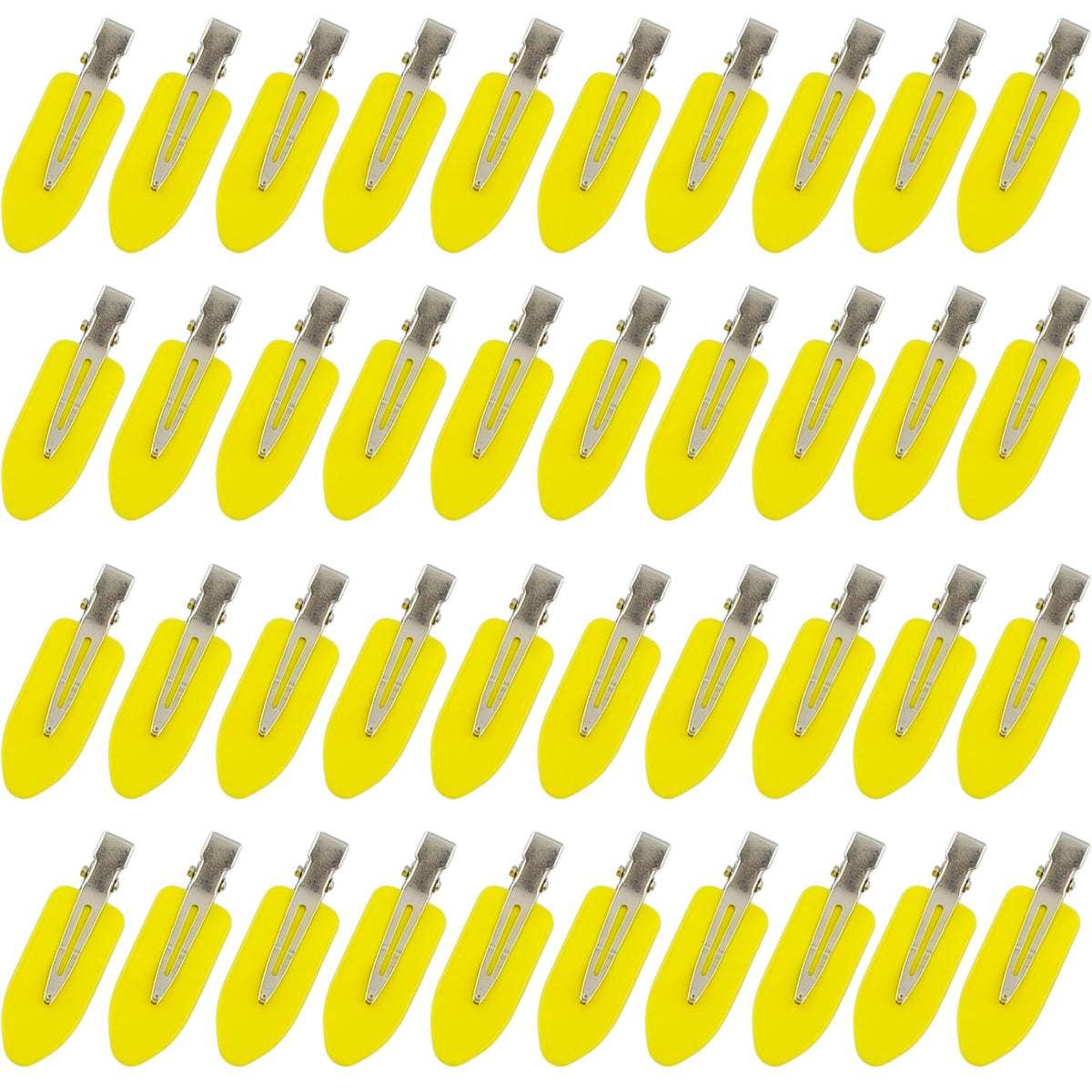 Creaseless Hair Clips for Makeup 40pcs No Crease Hair Clips No Bend Hairclip Styling Pins Non Dent Bang Tool for Makeup Hairpin for Women & Girls (Mutilcolor)