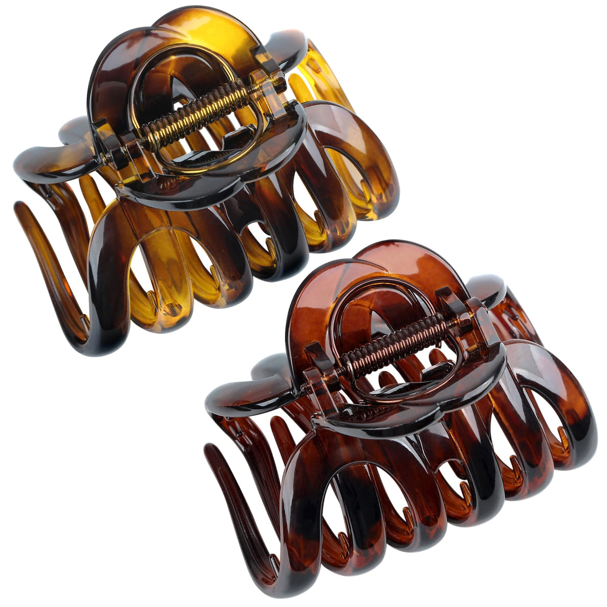 5Pcs Hair Claw Clips Medium Hair Clips for Thick/Thin Hair Strong Hold Non-slip Hair Jaw Clamp Styling Hair Accessories for Women and Girls