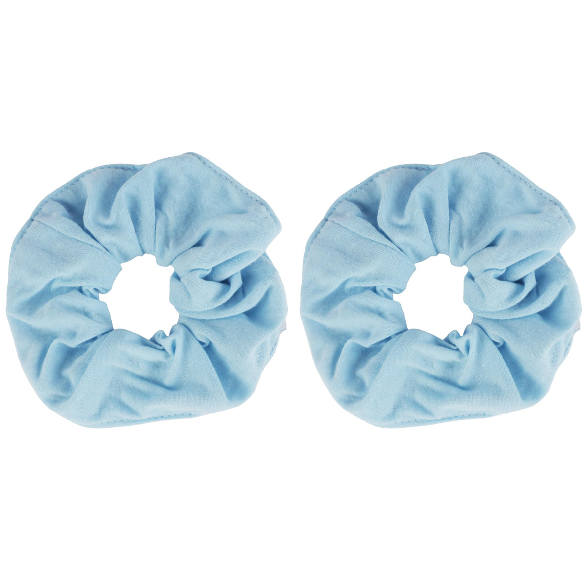 Motique Accessories Large Scrunchies for Thick Hair, 2 Pack, Black