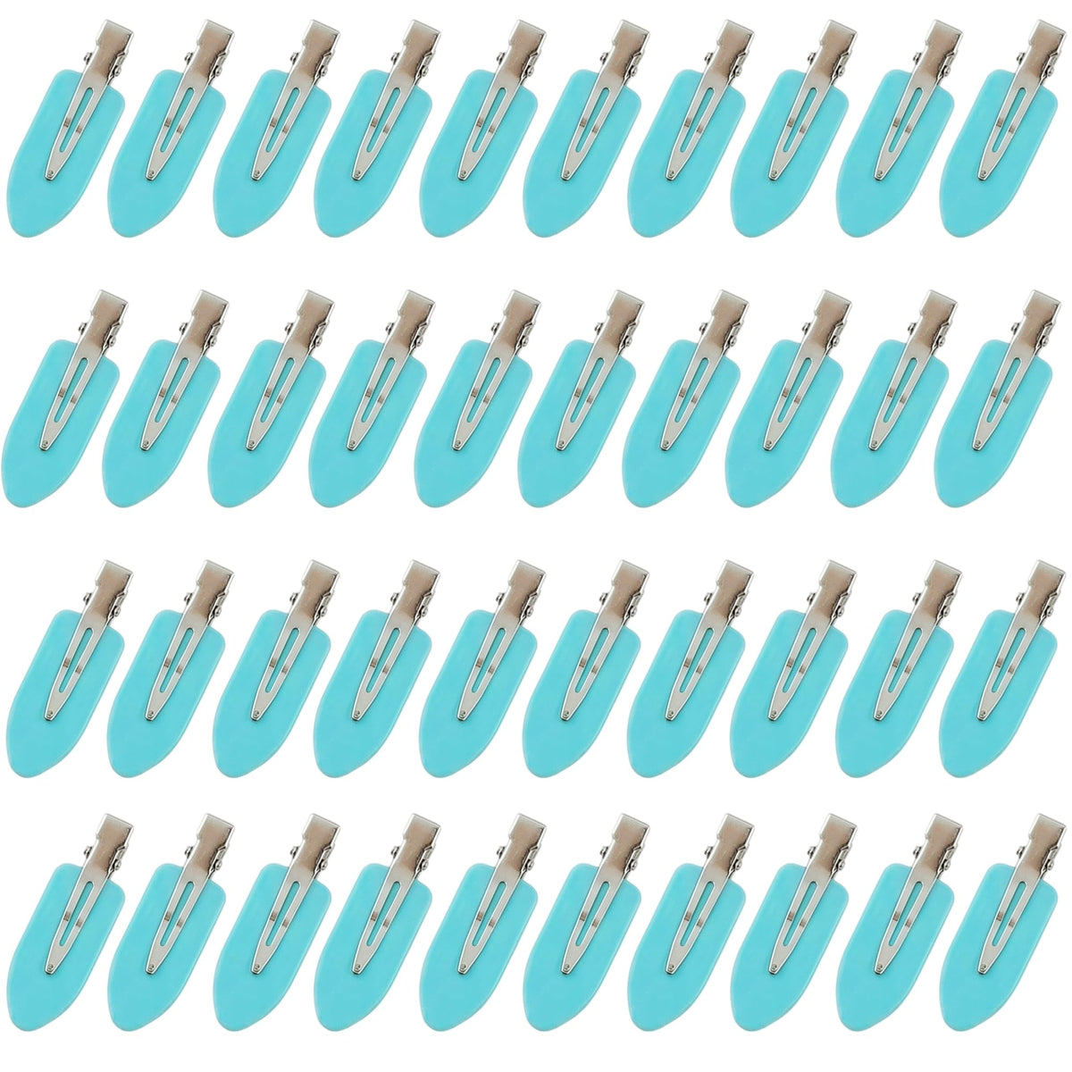 Creaseless Hair Clips for Makeup 40pcs No Crease Hair Clips No Bend Hairclip Styling Pins Non Dent Bang Tool for Makeup Hairpin for Women & Girls (Mutilcolor)