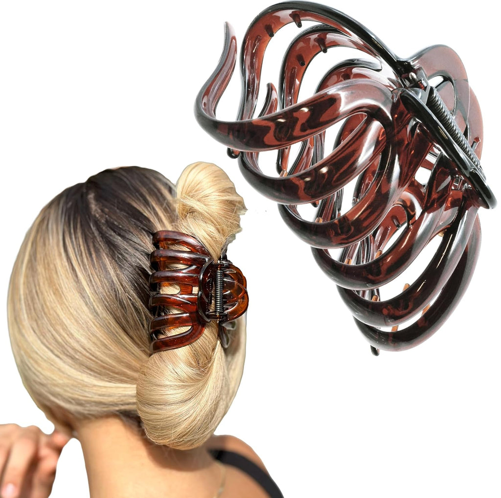 Camila Paris AD718 Octopus Hair Clips 3.75" Large Claw Clips for Thick Hair
