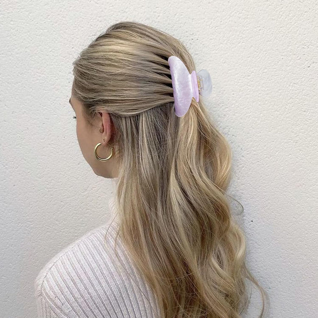 5Pcs Hair Claw Clips Medium Hair Clips for Thick/Thin Hair Strong Hold Non-slip Hair Jaw Clamp Styling Hair Accessories for Women and Girls