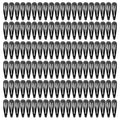 120 Pack Colorful Metal Snap Hair Clips, 2 Inch Hair Barrettes for Styling