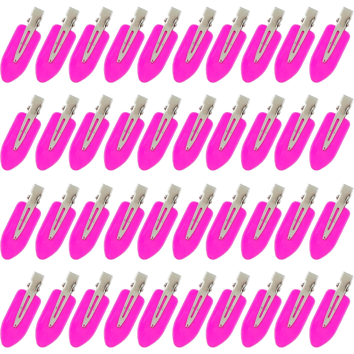 Creaseless Hair Clips for Makeup 40pcs No Crease Hair Clips No Bend Hairclip Styling Pins Non Dent Bang Tool for Makeup Hairpin for Women & Girls (Mutilcolor)