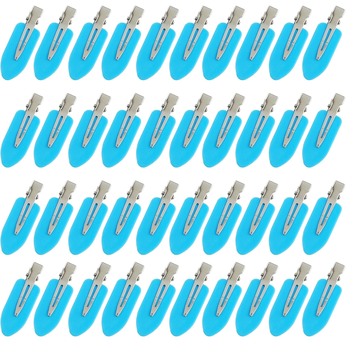 Creaseless Hair Clips for Makeup 40pcs No Crease Hair Clips No Bend Hairclip Styling Pins Non Dent Bang Tool for Makeup Hairpin for Women & Girls (Mutilcolor)