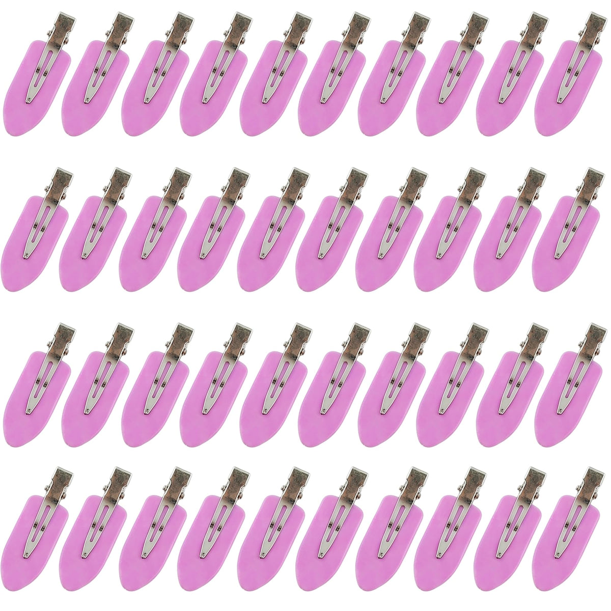 Creaseless Hair Clips for Makeup 40pcs No Crease Hair Clips No Bend Hairclip Styling Pins Non Dent Bang Tool for Makeup Hairpin for Women & Girls (Mutilcolor)