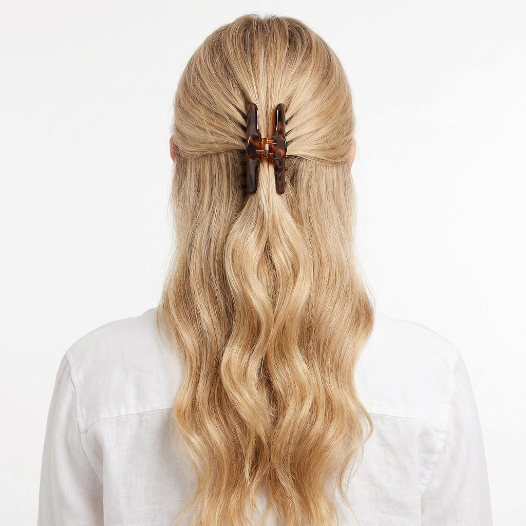 Tortoise Shell Claw Clip,4 Inch Large Acetate Hair Clip for Women