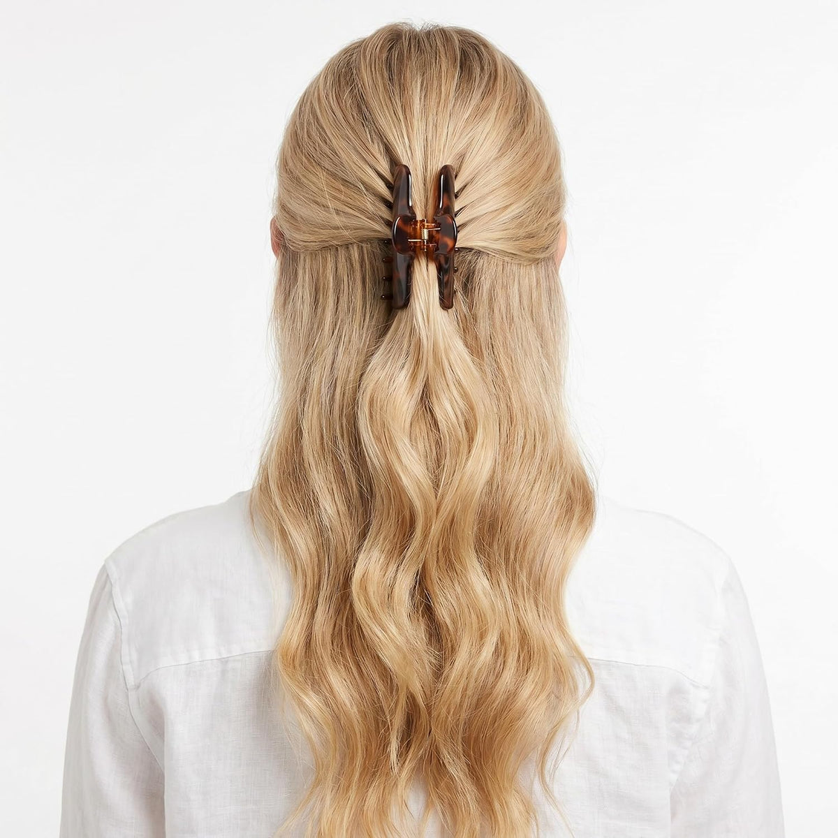 Tortoise Shell Claw Clip,4 Inch Large Acetate Hair Clip for Women